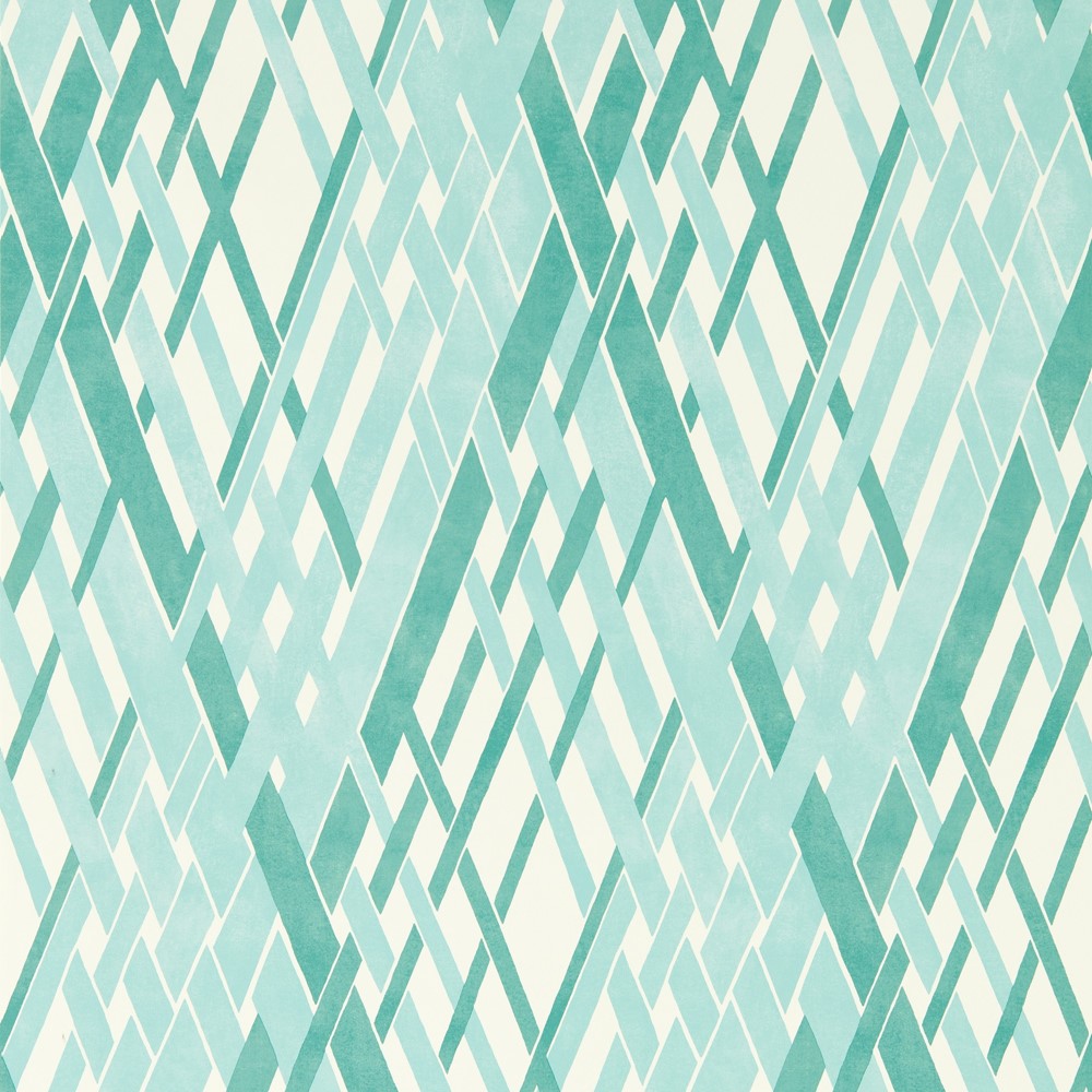 Locronan Wallpaper 113124 by Harlequin in Aqua First Light